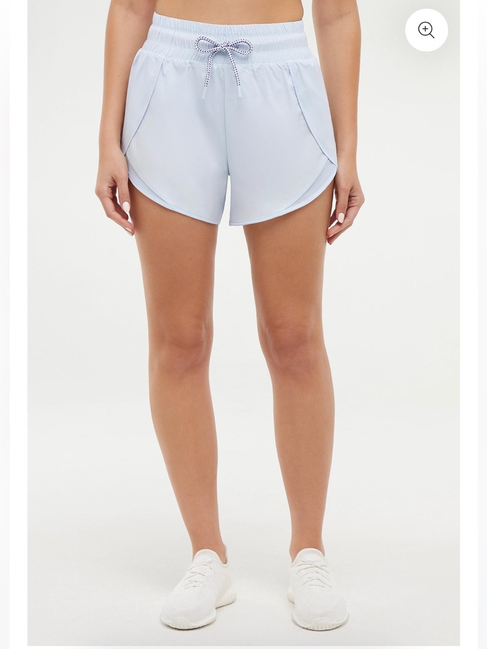 Marika Women’s Track Shorts In The Color Blue Finch Size Medium
